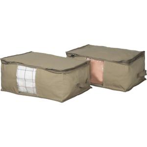 Richards Homewares Cedar Storage Bags, 18 x 14 x 8-Inch 2PC set (1 Pack) Brown