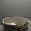 Amazon Basics No-Mess Hooded Enclosed Cat Litter Box, Large, Multicolor, 24 in x 18 in x 17 in