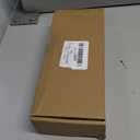 Euro Mortise Storm Door Handle Complete Set Fits for Pella Screen Door Hardware, 2-1/2" Handle PZ, 7/8" Backset, 7-1/4" Trimplate H.C., Non-Handed, Matte Black