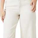 Forever 21 Women's Eyelet Wide-Leg Jeans (30, Vanilla)