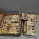 bilin gaier Throw Pillow Covers Pack of 4,Brown Cozy Velvet Farmhouse with Birds and Floral Pattern Pillowcases,Decoration Square Round Lumbar Pillows Cushion Covers for Couch Sofa Bed Car Chair