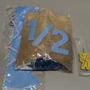 1/2 Birthday Boy Half Birthday Decorations High Chair Banner, 6 Month Girl Tassel Wood Bead Highchair Garland Blue