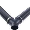 75mm Parking Heater Air Duct Vent Kit Hoses Clamps Y-Branch Connector Flat Air Vent Outlets Compatible with Eberspacher Webasto and More 5KW Chinese Air Diesel Parking Heaters