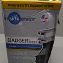 InSinkErator Garbage Disposal, Badger 1, Standard Series, 1/3 HP Continuous Feed, Black, Waterborne Grey Enamel