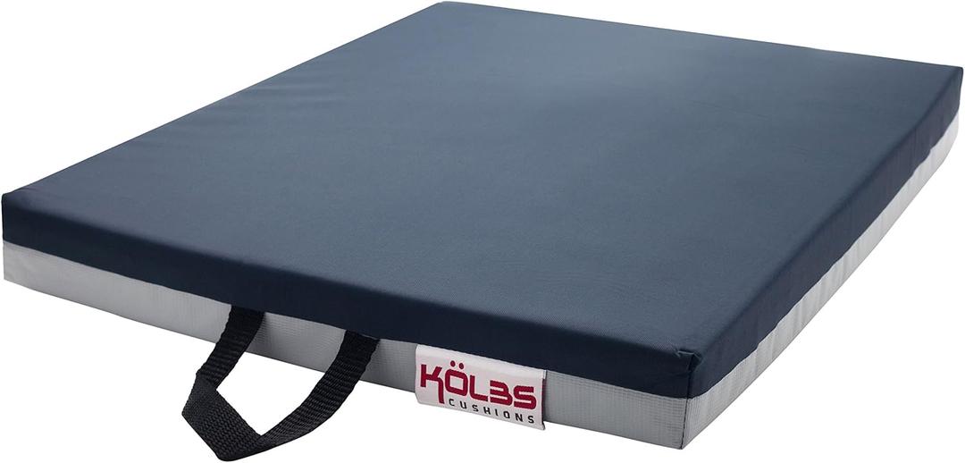 Klbs Cushions General Use Gel Wheelchair Seat Cushion, 16 X 16 X 2 Inch