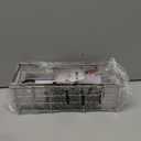 HapiRm Hanging Shower Caddy Organizer - No Drilling Shower Organizer with Hooks, Rustproof & Waterproof 304 Stainless Steel Bathroom Shelves - Brushed Nickel