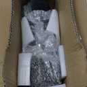 CAP Barbell 10 LB Rubber Coated Hex Dumbbell Hand Weight - Pair | Chrome Handle