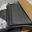 Floor Mats Set for 2017-2025 Mazda CX-5, All Weather TPE Backrest Mat Trunk Mat Cargo Liner Door Sill Guards Accessories for CX5 (Full Mats Set)