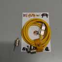 4-in-1 Multi USB C Charging Cable Cord Fast Charge 240W, USB A/C to USB C/L, Chubby Cable C Compatible with iPhone iPad Samsung MacBook Tablets All Devices, Camping & Travel Essentials (1Pack, 5FT