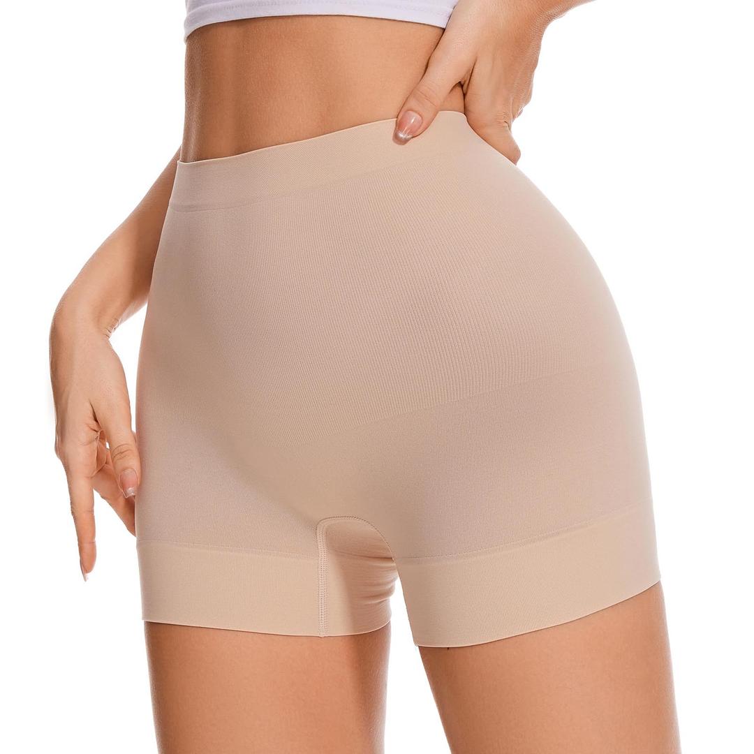 Ysabeloom Shapewear Shorts Tummy Control Underwear for Women Seamless Shaping Boyshorts Panties Slip Shorts,2XL