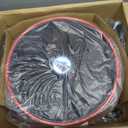 Maxx Air 16" High Velocity Turbo Fan with Pivoting Head - Efficient Air Circulation, High-Velocity Drum Fan Ideal for Home, Garage, or Workshop Use, Durable Construction, Easy Assembly