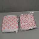 6 Pack Cotton Baby Burp Cloths Extra Absorbent Soft for Baby Boys and Girls (Pink02)