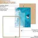 Natural 16x20 Picture Frame Lightweight yet Durable Frame Wall Hanging