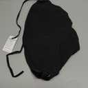 Packable Large Brim Sun Hat for Women - 6.7" Wide-Brim UV-Protection Women's-Sun-Beach-Hats with Strap (Medium, Black)