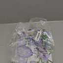 Purple Floral Butterfly Lavender Kitchen Curtains Rod Pocket Spring Lilac Flower Summer Small Short Cafe Tier Curtain For Bathroom Girl Window Treatment Drapes Decor(27.5W X 39L Inch 2 Panels)