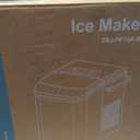NEWBULIG Ice Makers Countertop with Handle, Portable Ice Machine, 9 Bullet Ice Cubes in 6 Mins, 26lbs in 24Hrs, Auto-Cleaning, with Basket and Scoop, for Home, Kitchen, RV, Camping,Black
