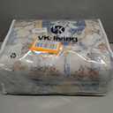 VK VKLIVING 6'x9' Area Rugs 6'x9' Washable Rug Machine Washable Rugs for Living Room Boho Area Rugs for Bedroom, Vintage Rugs Carpet Machine Rug Non Slip Office Rug, Light Blue