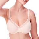 Bali Women's Underwire Bra, One Smooth U Ultra Light T-Shirt Bra, Convertible Bra 36C, Light Beige