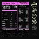 GLO Health Foods Cold-Processed Whey Protein - Vanilla Flavor - 24g Protein per Serving - Whey with Digestive Enzymes & BCAAs - Supports Muscle Growth, Strength & Recovery - 2 LB (28 Servings) 04/2028