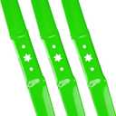 742-05052A Point Star Mower Blades for 50 Inch Deck for Cub Cadet XT1 LT50 GT50 RZT50 L50 S50 XT2 LX50 Troy Bilt Mustang XP Z50 Craftsman Z550 T260 942-05052A 6 | 2-IN-1, Medium Lift Mulching 3 Pack
