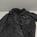 Dokotoo Women's Oversized Denim Jacket Casual Long Sleeve Denim Shirts Distresse Jean Jacket Fall Outfits 2025 (Medium, Black)