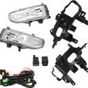 WFLNHB Fog Lights Replacement for Nissan Rogue Sport 2020-2022 Fog Lamps Halogen Assembly Driver Side and Passenger Side