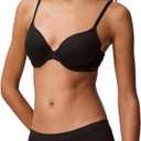 Calvin Klein Women's Perfectly Fit Lightly Lined T-Shirt Bra with Memory Touch (36A, Black)