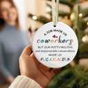 Coworker Ornament - Gifts for Coworkers - Thank You Gifts for Coworkers - Christmas Coworker Gifts - Coworker Appreciation Gifts for Women - Christmas Ornaments for Coworkers - A Job Made Us Coworkers