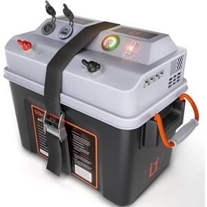 SUNAPEX Smart Battery Box 12V/24V Power Center - Multi Ports & Circuit Breaker for Trolling Motor, Marine,RV & Solar Panel (Pro,Battery Not Included)