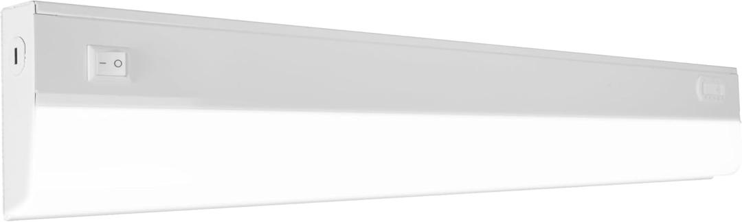 Nicor 24 LED Direct Wire Under Cabinet Light with On/Off Switch - Dimmable LED Lights for Kitchen - Selectable CCT 2700K-5000K, 612-648 Lumens, 9W - UCB Hardwired Under Cabinet Lighting Lighting