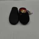 VeraCosy Men's Two-Tone Memory Foam House Slippers Indoor Outdoor Durable Rubber Sole (10.5, Black/Ruby)