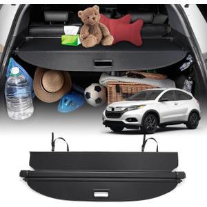 Powerty Cargo Cover for 2016-2021 2022 Honda HRV Retractable Trunk Cover Trunk Shielding Shade for HR-V Accessories Cargo Luggage Cover No Gap
