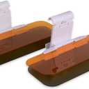 runmade 2Pcs Car Sun Visor Day and Night Shade Windshield Anti-Glare Blocker HD Driving Visor Glare Sun Shield Tinted Extension