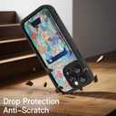 ZIYE Designed for iPhone 13 Pro Wallet Case with Card Holder