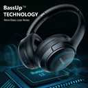 RUNOLIM Hybrid Active Noise Cancelling Headphones, Wireless Over Ear Bluetooth Headphones with Microphone, 70H Playtime, Foldable Headphone with HiFi Audio, Deep Bass for Home Travel Office