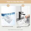 16+16 Pack Replacement Filters Compatible with Oneisall 10L/2.64Gal Stainless Steel Dog Water Fountain, Includes 16 Filters & 16