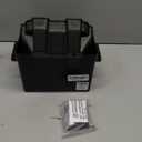 Attwood 9082-1 Small Battery Box with Mounting Kit and Strap, Fits Series 16 and U1 Batteries, Black