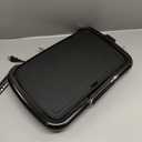 OVENTE Electric Griddle with 16 x 10 Inch Flat Non-Stick Cooking Surface, Removable and Adjustable Temperature Control, Indoor Grill for Instant Breakfast, Pancakes, Eggs or Burgers, Black GD1610B