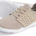 WHITIN Women's Barefoot & Minimalist Shoe | Zero Drop Sole | Trail Runner (7.5-8, W63 | Taupe)