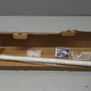 Ivilon Adjustable Window Curtain Rod - Heavy-Duty, Ideal for Living Room, Bedroom - Easy Install, Ivory 28-48 Inch