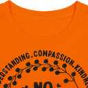 Unity Day Orange Shirt for Women Anti Bullying Awareness T-Shirts Orange Kindness Tee Tops (Medium)