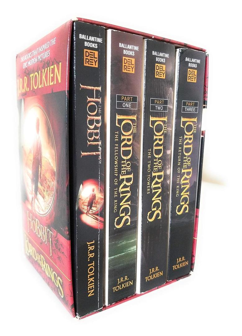 J.R.R. Tolkien 4-Book Boxed Set: The Hobbit and The Lord of the Rings (Movie Tie-in): The Hobbit, The Fellowship of the Ring, The Two Towers, The Return of the King Mti Edition by Tolkien, J.R.R. published by Del Rey (2012) Mass Market Paperback