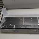 NEW JETO Metal Bed Frame, King Size Bed Frame with Storage Space, Heavy Duty Sturdy Mattress Foundation, Easy Assembly, No Box Spring Needed, Black, 18 Inch, King