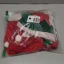 Gorkonpy Elf Costume for Girls Kids Christmas Girl Elf Dress Costume (5-6 Years, Red)