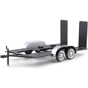 Motormax 76001 Trailer Car Carrier 1:24 Scale diecast Model, Black