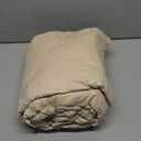 Levoo 100% Cotton Sheets King Size Set 18"-24" Extra Deep Pocket King Sheets Set Soft Breathable Cooling 4Pcs Bed Sheets with 1 Flat Sheet, 1 Fitted Sheet, 2 Pillowcases (King, Beige)