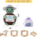 2 x Gifts for Him Her, Positive Crochet Animals with Fragrance, Card Conten: You're Turtle-y, Awesome A Teeny Turtle is Always Here, Whenever You Need a Little Cheer, Encouragement Gifts for Women Men