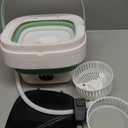 Portable Washing Machine, 12L Upgraded Mini Washing Machine With Spin Basket, Foldable Washer Cleaning for Underwear, Baby Clothes Socks and Small Items, Small Washer for Apartments, Dorm,RV (Green)