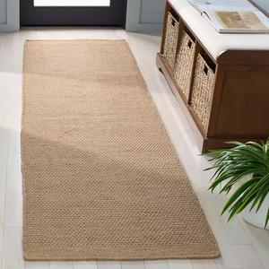 Vermont Collection - Area Rug - 2'3" x 8' Runner, Beige & Brown, Handmade Wool, Ideal for Living Room, Hallway, Foyer, Entryway, Bedroom (VRM811B)