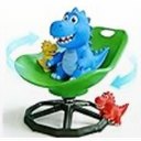 Sensory Spinning Chair for Kids with Back Support, Safe Spinning Chair for Autistic Children, Large Stable Base (16-Sided), 220 lbs Capacity, Vestibular Balance & Focus Training Toy(Green)